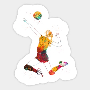Volleyball player girl Sticker